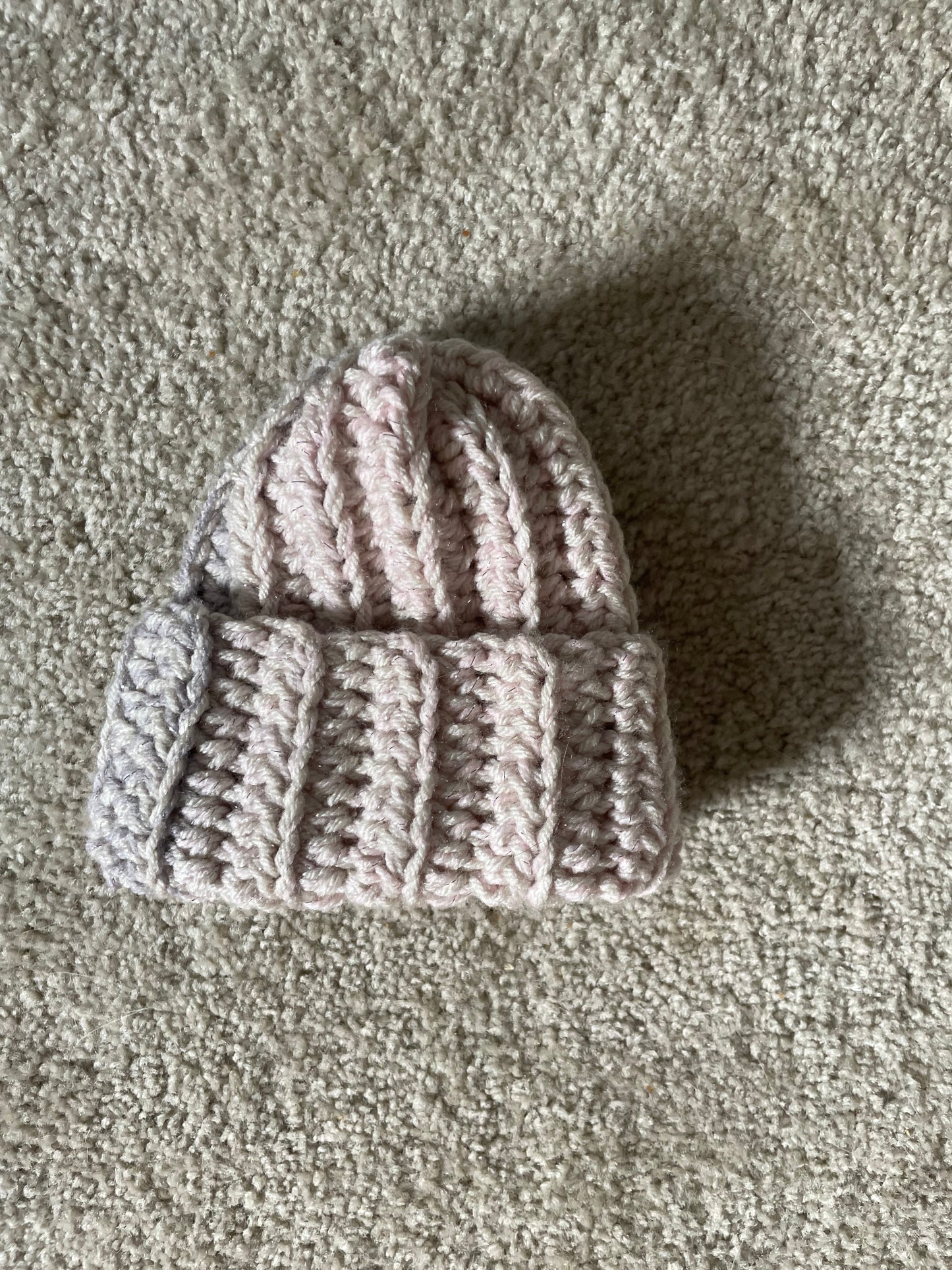 Chunky Duo Color Beanie